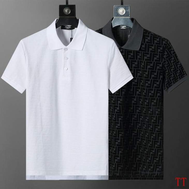 Picture of Fendi Polo Shirts Short _SKUFendiM-3XL20tx7828168